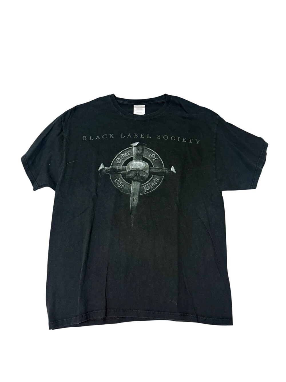 Vintage Black Label Society Shirt Mens XL Black Graphic Tee Hanes Heavyweight